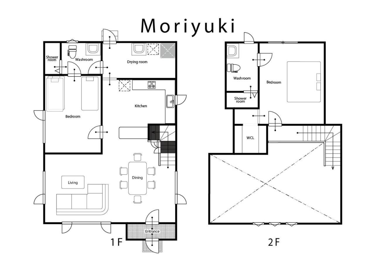 Вилла Moriyuki Фурано Экстерьер фото